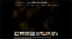 Desktop Screenshot of gasthofwaescherschloss.de